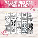 Cute Heart Reading Bookmark Printable - Panda, Cat, Dino, 