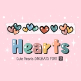 Cute Hearts OTF Dingbats Font