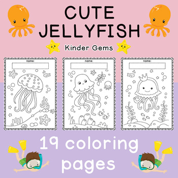jellyfish pictures to color