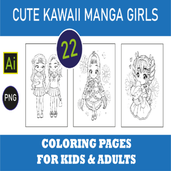 Amazon.com: Kawaii Girls Coloring Book: Cute Anime Girls Coloring Book with  Adorable Kawaii Characters (Kawaii Girls Series): 9798351346939: Lockhart,  Maggie: Books