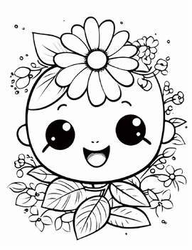 An Adult Coloring Book: Super Cute Kawaii Coloring Pages for Teens  (Paperback)
