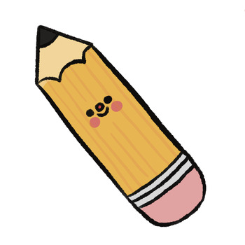 cute pencil clipart