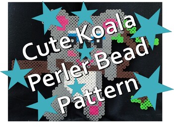 Preview of Cute Koala Perler / Hama / Melty Bead Pattern