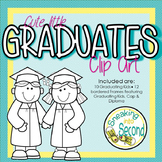 Cute Little Graduates Clip Art