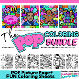 Coloring Pages for Kids Early Finisher BUNDLE or Holiday M