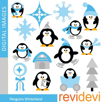 cute penguin clip art