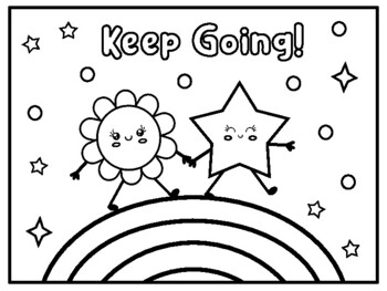 Positive Quote Coloring Books Kids Coloring Pages for Road Trip