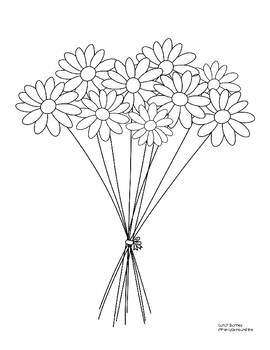 Download Cute Printable Springtime Flowers Coloring Page for May ...