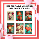 Cute Printable Valentines Day Flash Cards