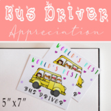 Cute School Bus Driver Appreciation - World's Best Bus Dri