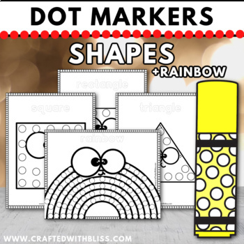 Rainbow Dot Marker Printable {totally free instant download}