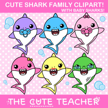 clipart cute shark