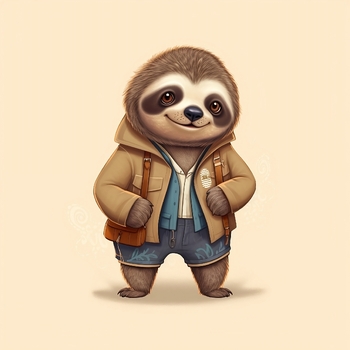 cute sloth