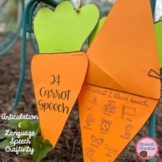 Easter Speech Therapy Craft Carrot: Spring Language Expansion