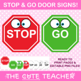 Cute Stop & Go Bathroom Signs - Classroom Management Visua