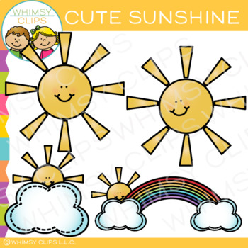 Preview of Cute Sunshine Clip Art