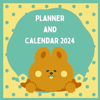 Preview of Cute Teacher’s Planners and Calendar