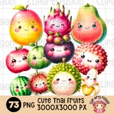 73 PNG Cute Thai Fruits Smiling | Fruits Clip Art | Nurser