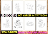 Cute Unicorn Dot Marker Activity Pages