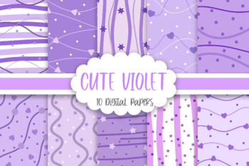 cute purple wallpaper pattern