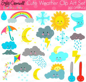 weather clipart kids