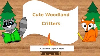 Preview of Cute Woodland Critters Clip art