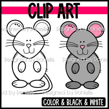 mouse clip art black and white