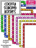 Cute and Colorful Scalloped Borders