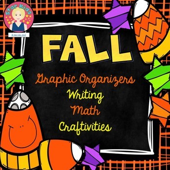 Preview of Fall Graphic Organizers and Activities for K-1