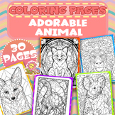 Cute animal Coloring Pages , Fun mandala  animal activitie