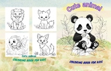 Cute animal coloring books for kids