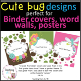 Cute as a Bug EDITABLE Binder Covers