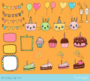 cute birthday cupcake clip art
