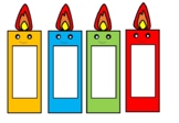 Cute candle clipart