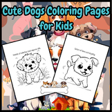 Cute dogs Coloring Pages for Kids