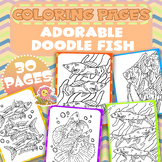 Cute fish Coloring Pages , Fun animal activities, Classroo