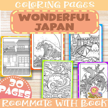 Preview of Cute japan Coloring Pages , Fun cartoon, creative activities!
