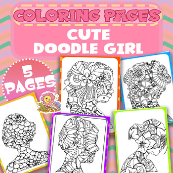 Cute woman Coloring Pages , Fun flower activities, Classroom Decor!