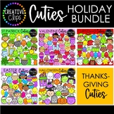Cutie Clipart HOLIDAY Bundle 1 {Creative Clips Clipart}