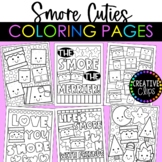Cutie S'more Coloring Pages {Made by Creative Clips Clipart}