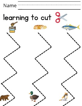 Cutting Practice by ElementaryElements | TPT