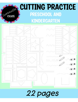 Preview of Cutting Practice Activities | Fine Motor Activities | Scissor Skills