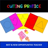 Cutting Practice Activities /Scissor Skills Activities/Fin