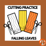 Cutting Practice: Autumn Falling Leaves Scissor Skills Pre