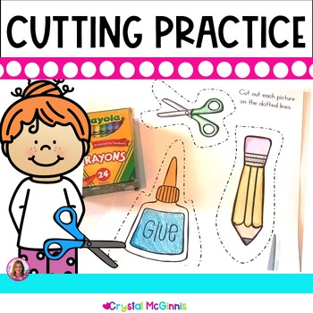 Preview of Cutting Practice Pack | Beginning of Kindergarten or Preschool Scissor Practice