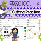 Preview of Cutting Practice Pages - Scissor Skills - Fine Motor - Cutting with Scissors