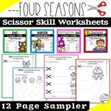 Cutting Practice Scissor Skill Worksheets
