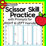 Beginner Cutting Practice Scissor Skill Strips