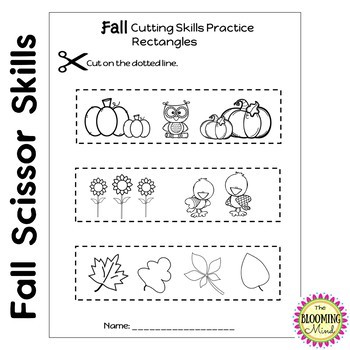 FREE Cutting Worksheets Scissor Skills Practice Printables