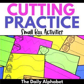 Preview of Cutting Practice Activities | Scissor Skills Activities | Fine Motor Activities